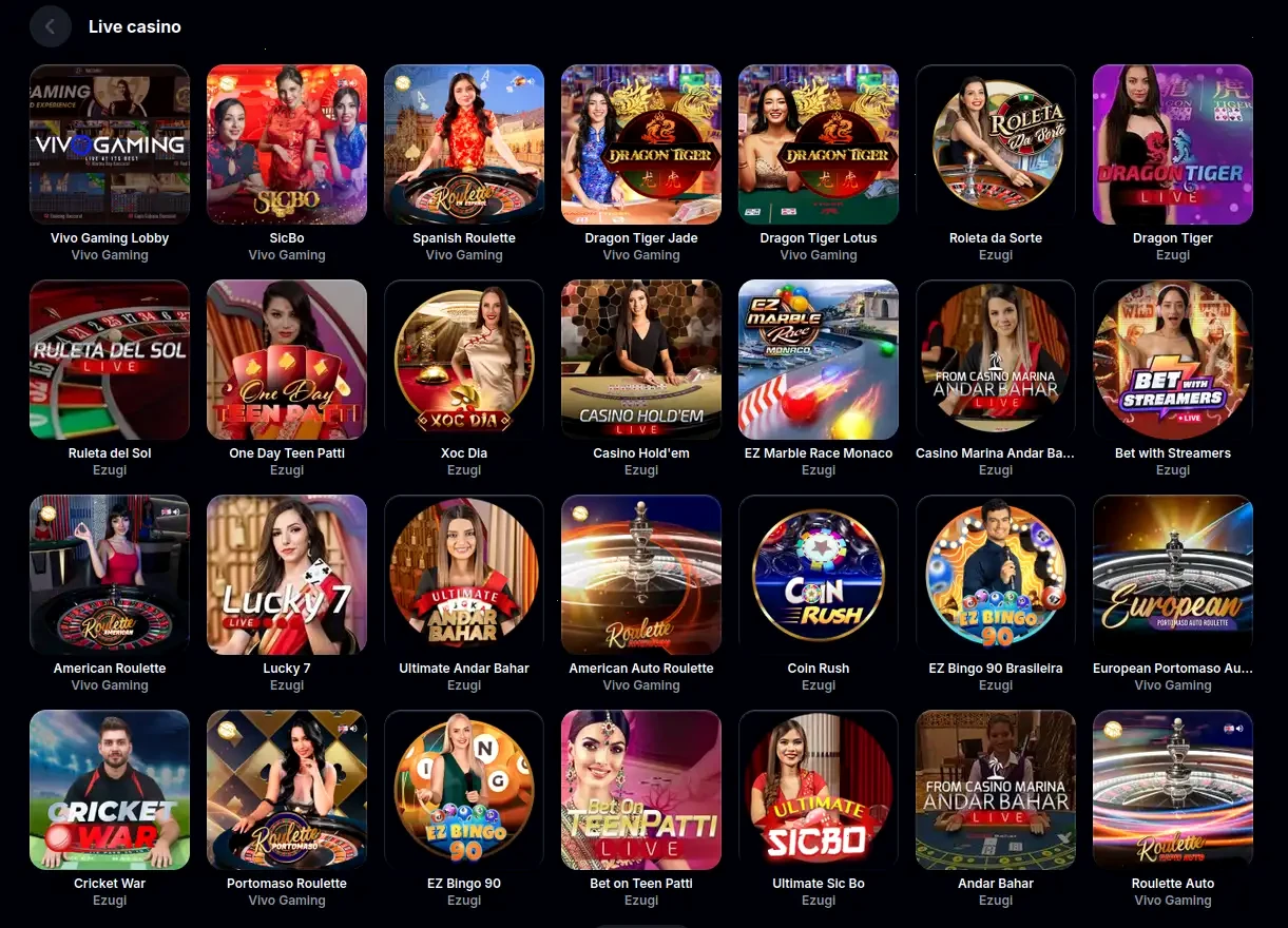 Kinbet Casino Login-Bereich auf Desktop und Mobile